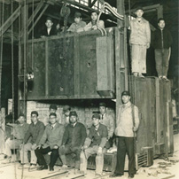 1944年 日立製作所亀有工場
に納入した大型熱処理炉